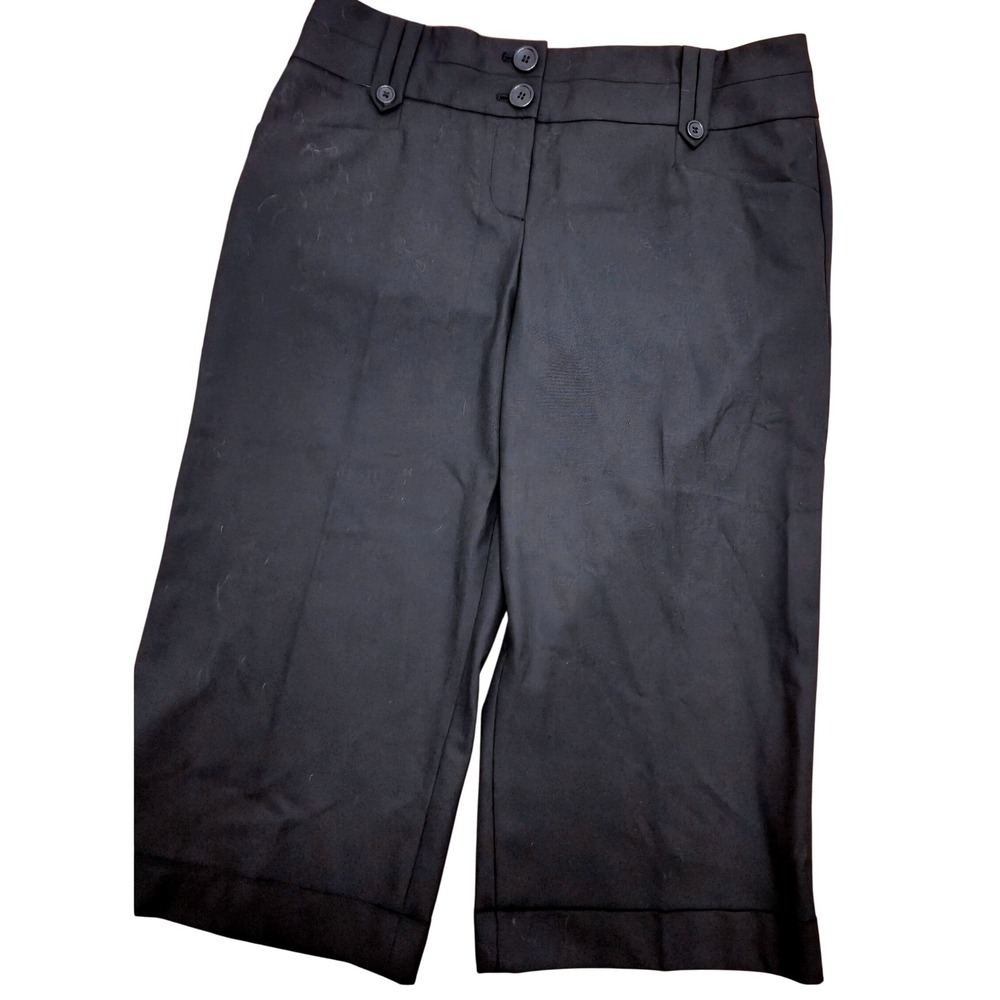 The Limited Cassidy Fit Pants Women 6 Black Cropped Career Workwear Trousers New